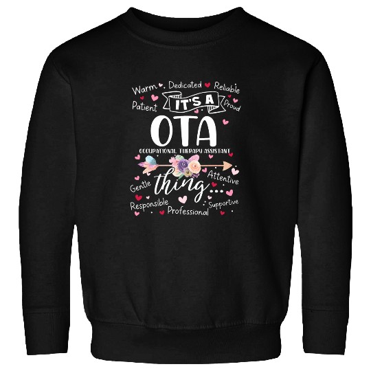 Occupational Therapy Assistant OTA Squad Team Crew Women Sweatshirts