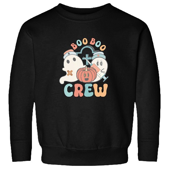 Groovy Women Halloween costume for Boo Boo Crew nurses 5 Sweatshirts