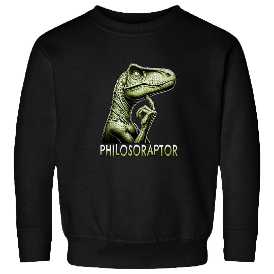 Philosoraptor Philosophy Teacher Student Velociraptor Sweatshirts