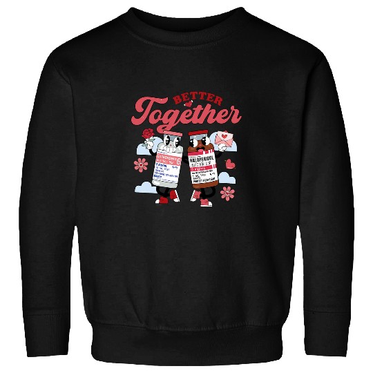 Retro Better Together Haldol Ativan ICU nurses RN Sweatshirts
