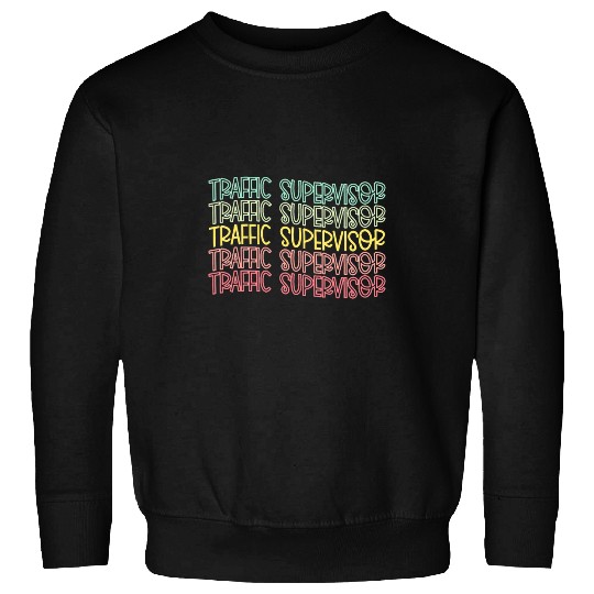 vintages Traffic Supervisor Job Title Sweatshirts
