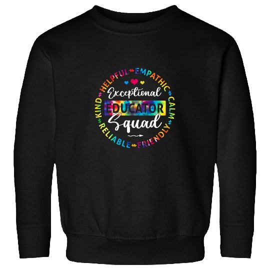 Exceptional Educator Squad SPED Teacher Autism Awareness Day Sweatshirts