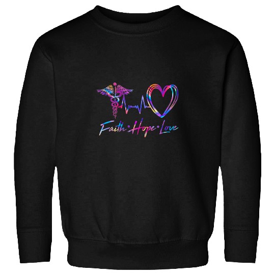 Faith Hope Love nurses Doctor Surgeon Sweatshirts