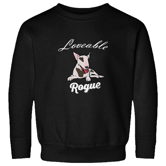 Loveable Rogue Bull Terrier 359 Sweatshirts