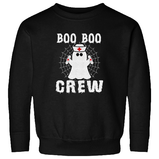 Boo Boo Crew Funny ghosts nurses Nursing Halloween Autumn Sweatshirts