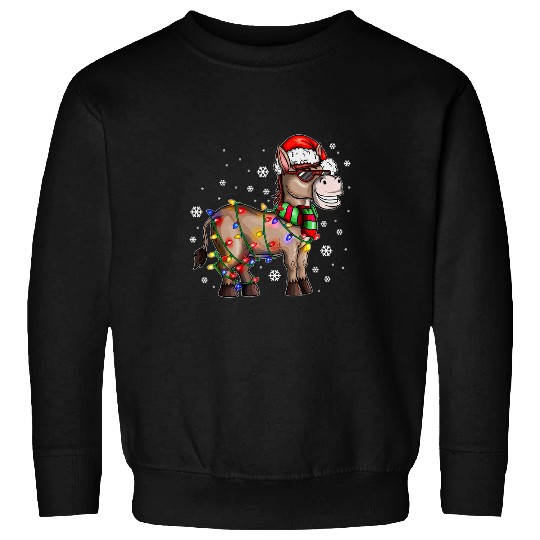 Donkey Christmas Costume Childrens Outfit Giving Presents 21 Sweatshirts