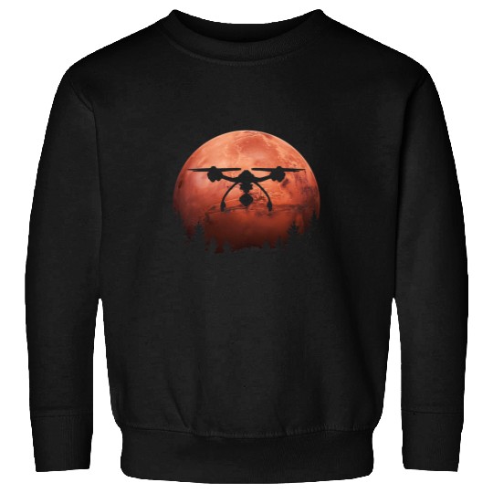 Drone Mars Quadcopter Drone Pilot Drone Sweatshirts