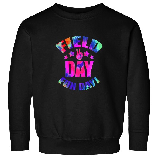 School Field Day Trip Tie Dye Outdoor Playground Kids Sweatshirts