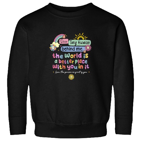 school nurses Dear tiny humans Behind Me mental health school Sweatshirts