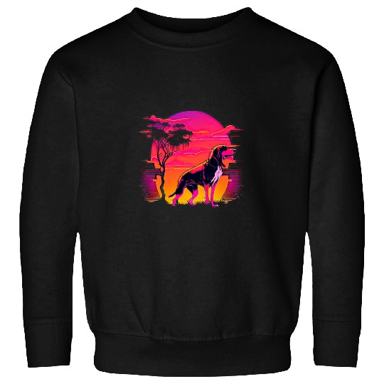 Retro Aesthetic Treeing Walker Coonhound dog 2 Sweatshirts