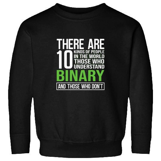 Geek Binary Code Joke Programmer Sweatshirts