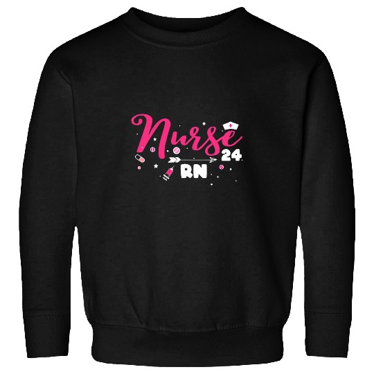 New nurses Educator Grad Job 2024 Women Rn Congratulations Sweatshirts