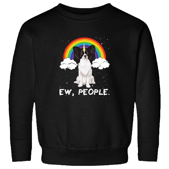 Pony Unicorns Rainbow Papillon Ew People Unicorns Dog 21 Ponies Sweatshirts