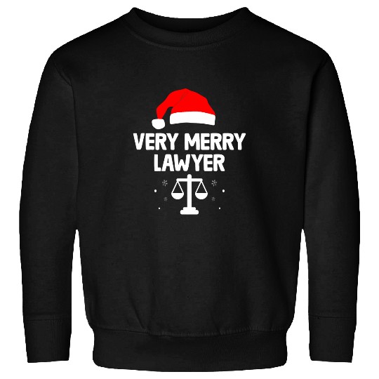 Very Merry Lawyer Christmas Law School Graduate xmass Party 1 Sweatshirts