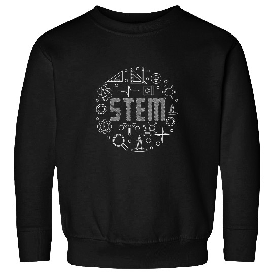 STEM Science Technology Engineering Math Teacher Sweatshirts
