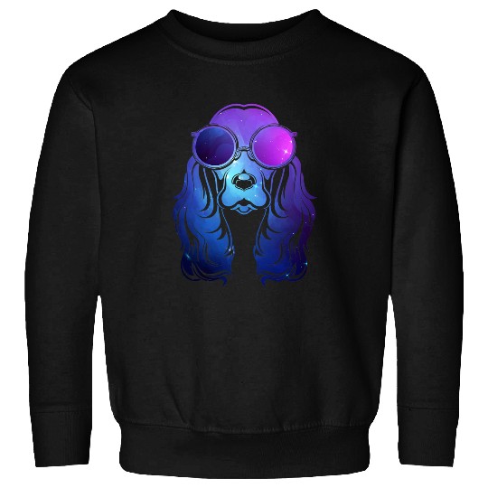 Dog Cocker Spaniel Pet Owner Cool Sunglasses Dog Lover Cocker Spaniel Sweatshirts