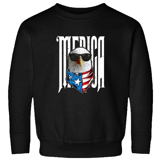 Eagle American Flag Bird Patriotic Design 22 Sweatshirts