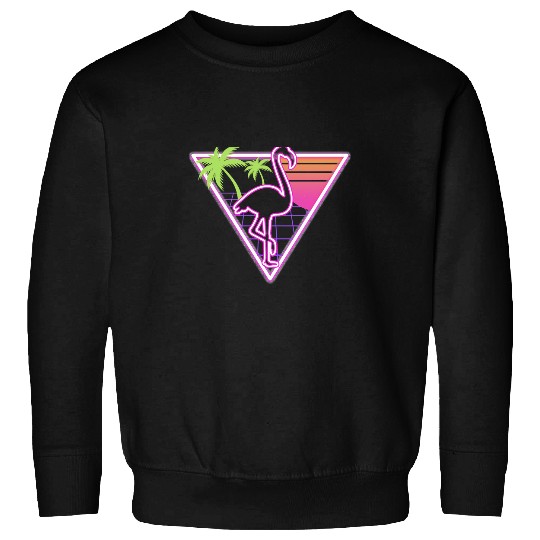 Pink Flamingo Neon pink flamingo vintages Flamingos Sweatshirts