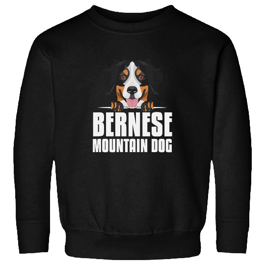 Smiling Bernese Mountain Dog Sweatshirts