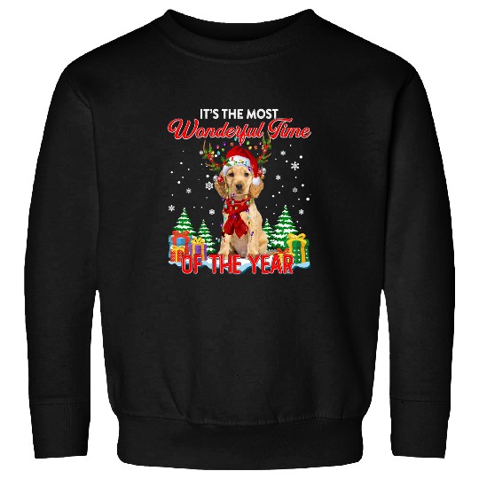 Dog Cocker Spaniel English Cocker Spaniel Christmas Its The mosts Wonderful Time Sweatshirts