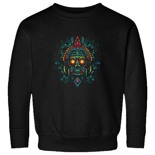 Aztec God Magic Pagan Gothic Inca Maya Halloween 11 Sweatshirts