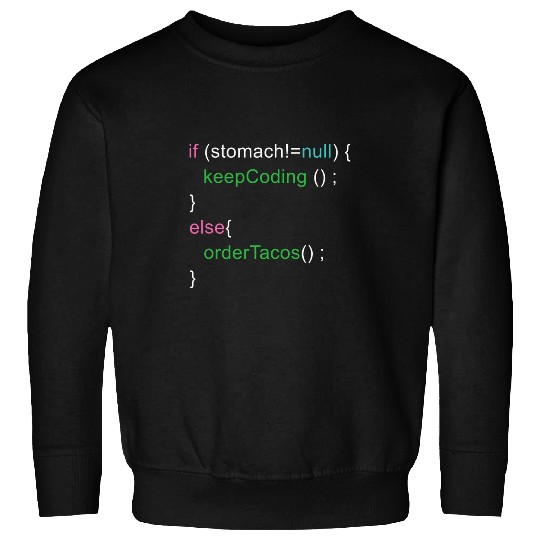 Software Code Programmer Engineer Tacos Lover Geek Nerd Sweatshirts