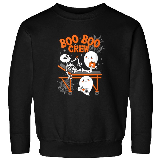 boo boo crew cute ghosts doctor paramedic emt nurses halloween Sweatshirts