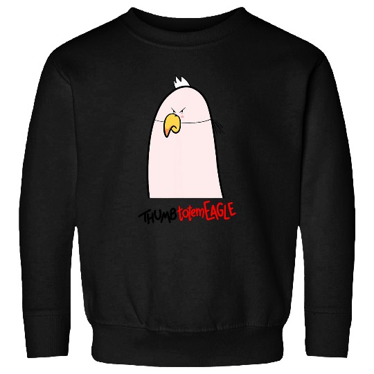 Eagle Funny Thumb Ironic Animal Totem Sweatshirts