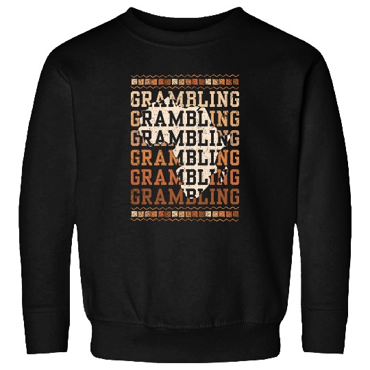 Grambling HBCU with Africa Alumni Historical Black College Sweatshirts