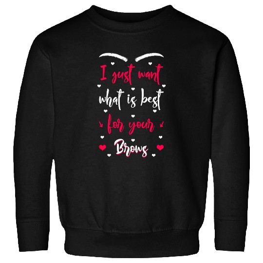 Esthetician Brow Technician Artists Beautician Makeup Sweatshirts