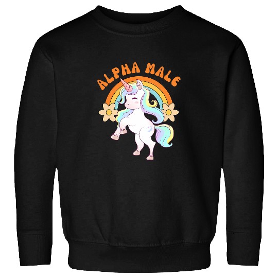 Alpha Male Unicorn Sweatshirts