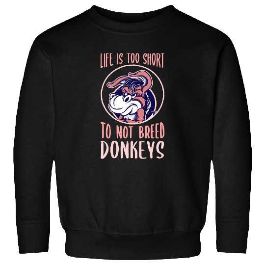 Breed Donkeys Outfit 2Donkey Breeder Design Donkey Keeping Sweatshirts