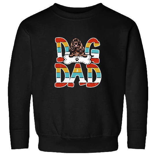 Dog Cocker Spaniel Dad Cocker Spaniel Lover Fathers Day Sweatshirts