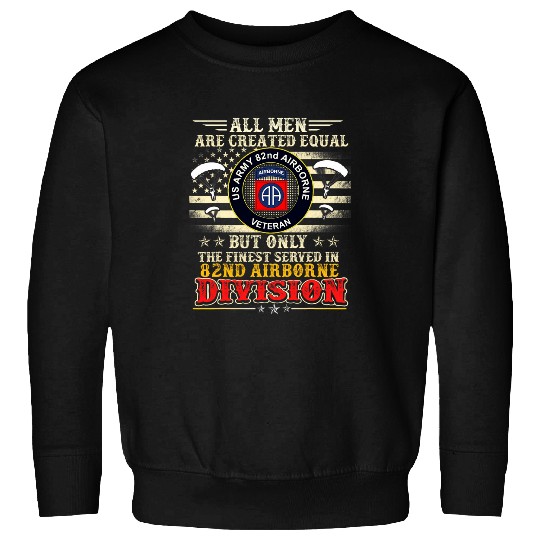 All Men US armys 82nd AIRBORNE Division Gifts Patriotic Flag Sweatshirts