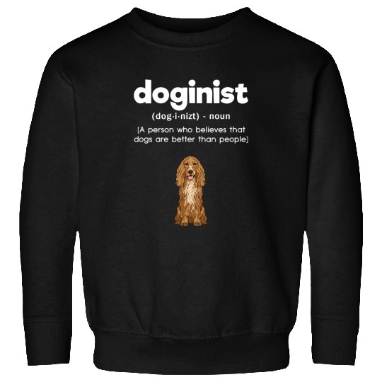 Dog Cocker Spaniel English Cocker Spaniel Brown Doginist Definition Dog Lover Sweatshirts