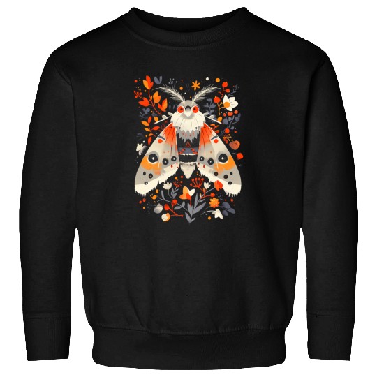 Folk Art Moth Cottagecore Goblincore Fairy Grunge Aesthetic Sweatshirts
