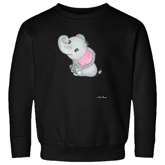 Cute Baby Gray Elephant 21 Sweatshirts