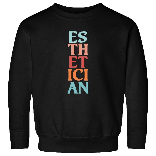 Esthetician Aesthetician Beautician Cosmetology Retro 1 Sweatshirts