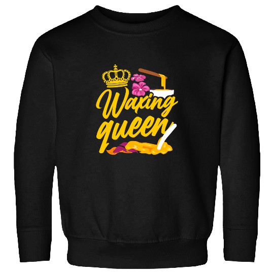 Esthetician Skincare Beautician Queen Waxing Skin Therapist 1 Sweatshirts