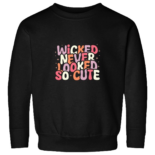 Wicked never looked so cute vintages groovy student teacher Sweatshirts
