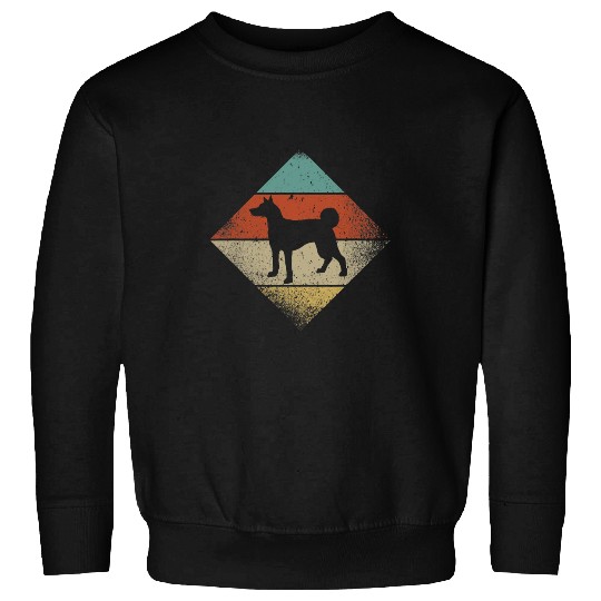 Basenji vintages Retro 1970s Dog Breed Sweatshirts