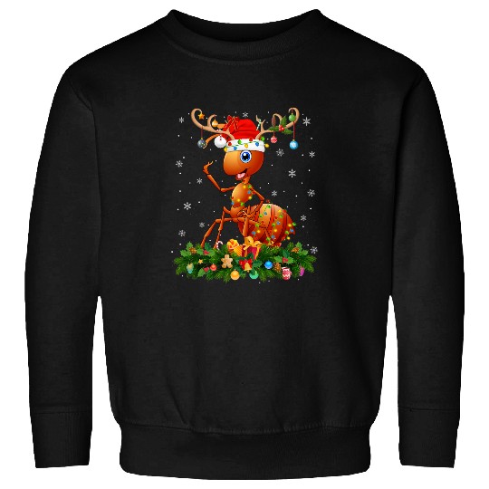 Funny Ants Animal Lover xmass Matching Ants Christmas Sweatshirts