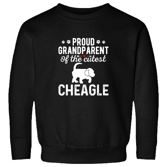Proud Cheagle Grandparents Of The Cutest Cheagle Dog Sweatshirts