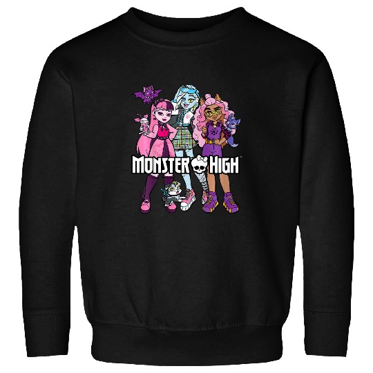 Kids Monster High STUDENT Group With Pets Sweatshirts