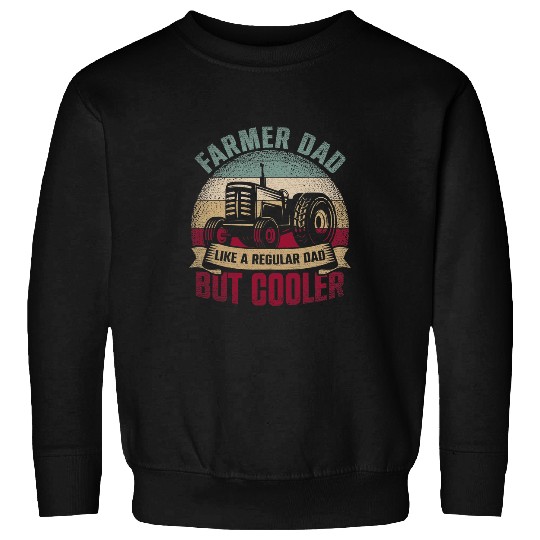 Tractor driving Mens Farmer Papa Farm Tractor Fathers Day Saying Grandad Sweatshirts