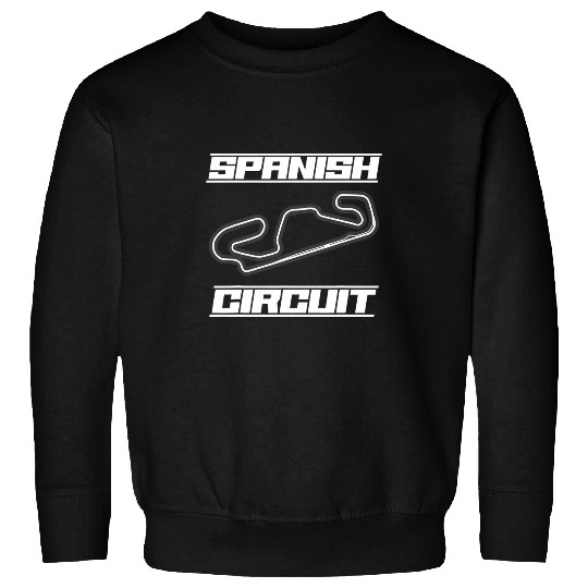 Formula Fan Racing Car Race Track Spanish Circuit Race Sweatshirts
