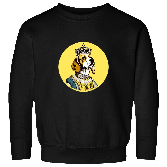 Beagle King Funny Dog Royalty Sweatshirts