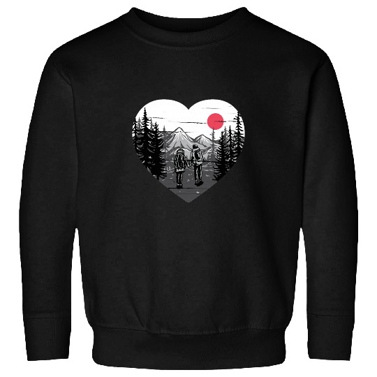 Hiking Hiker Outdoor couple 545 Hike Sweatshirts