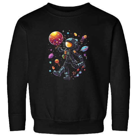 Astronaut EDM Dance Festival Space Planets Solar System 14 Sweatshirts