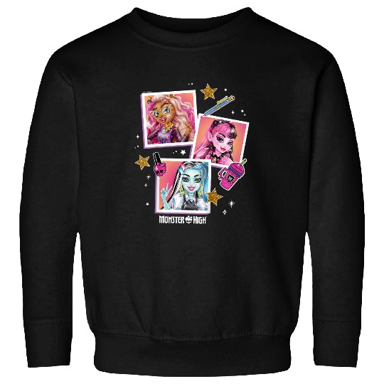 Kids Monster High Student Photo Character Grid Sweatshirts
